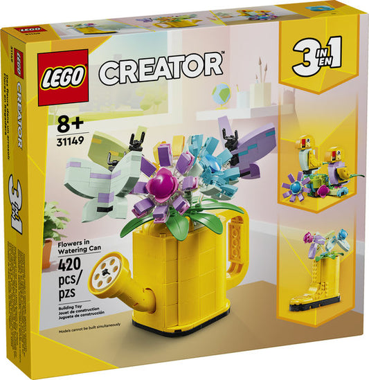 LEGO Creator 3 in 1 Flowers in Watering Can (Donation)