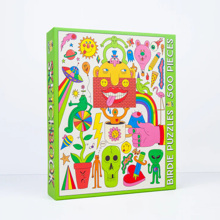 500 pc Birdie Puzzle - Sketchbook