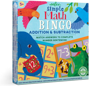 Simple Math Bingo - Addition and Subtraction