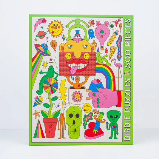 500 pc Birdie Puzzle - Sketchbook