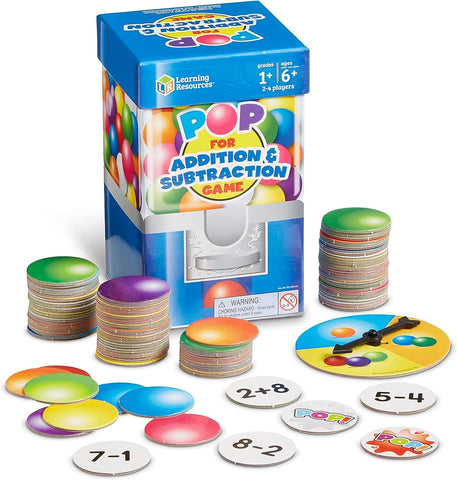 Pop for Addition and Subtraction Math Game