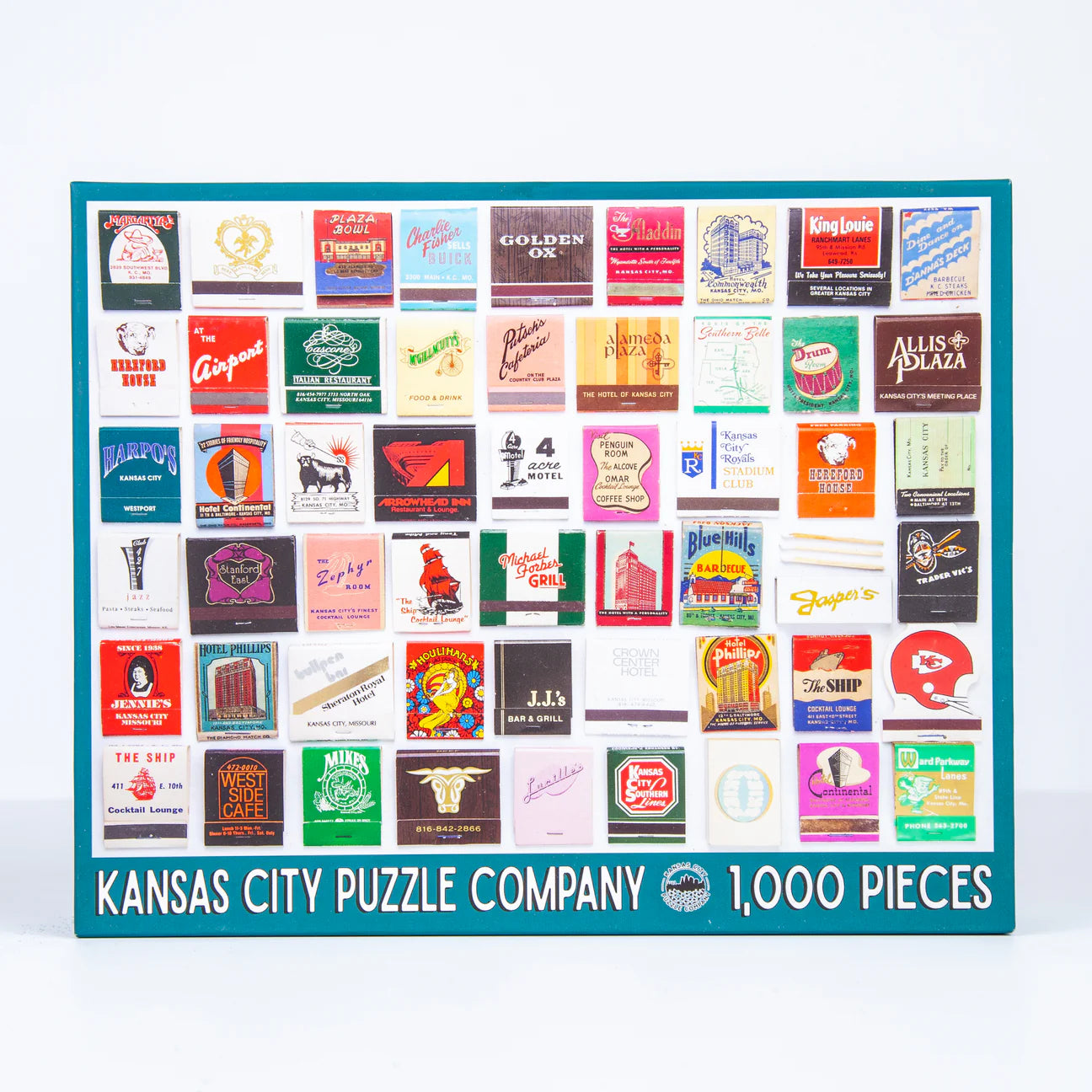 1000 pc Kansas City Puzzle Company - Matchbooks
