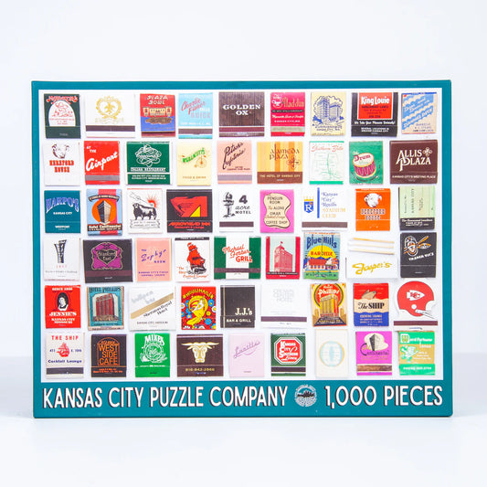 1000 pc Kansas City Puzzle Company - Matchbooks