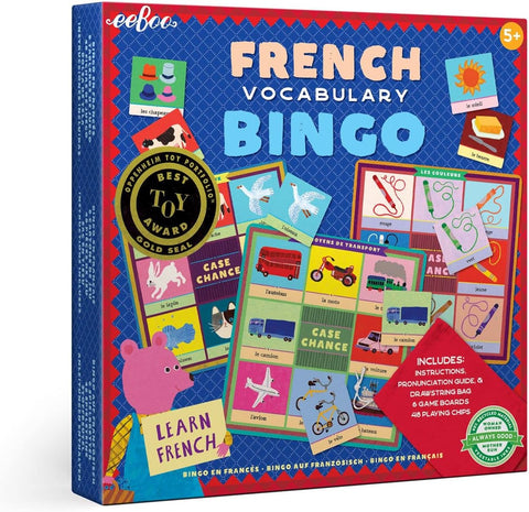 French Vocabulary Bingo