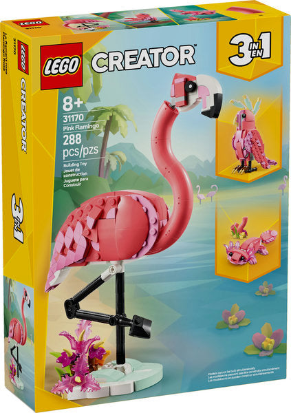 LEGO Creator 3 in 1 Pink Flamingo (Donation)