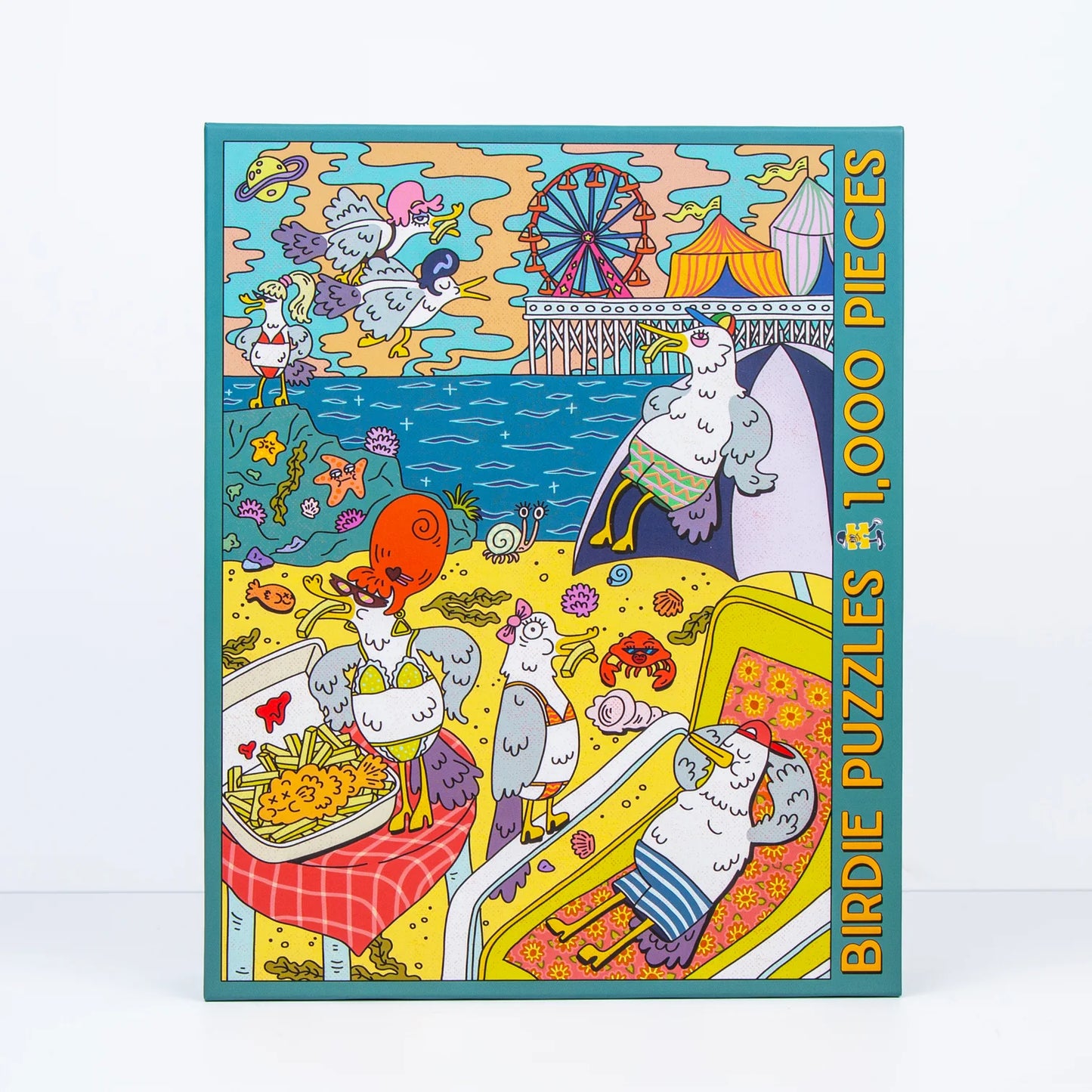 1000 pc Birdie Puzzle - Gull Trouble
