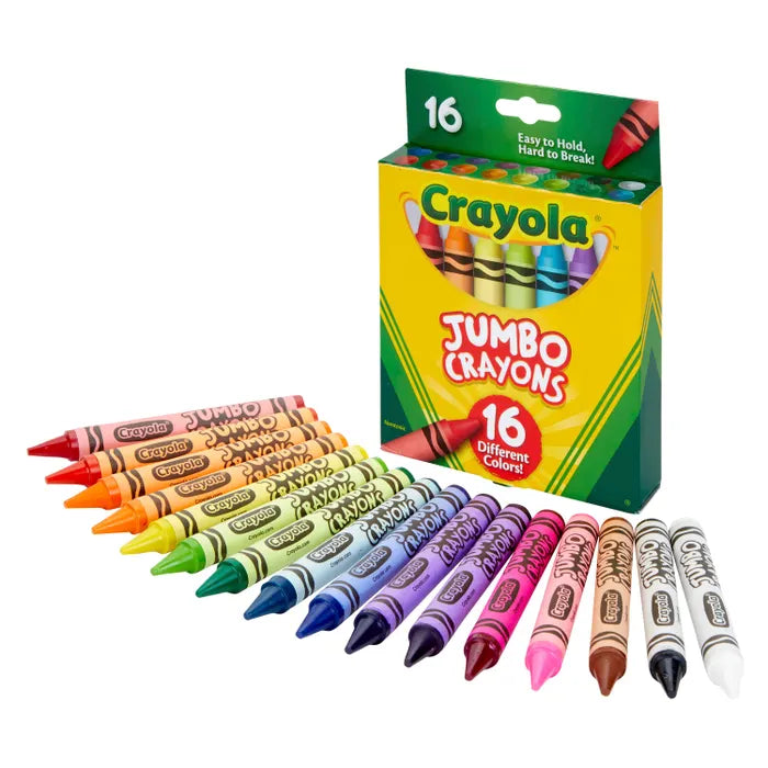 Crayola Jumbo Crayons 16pc (Donation) Brookside Toy & Science