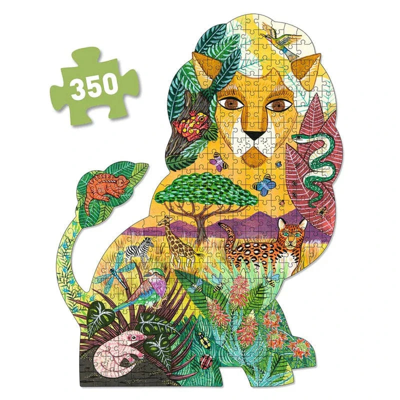 350 pc Puzz'Art: Lion - Djeco Puzzle