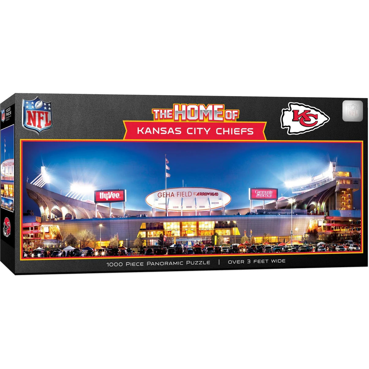 1000 pc NFL Puzzle - Kansas City Chiefs Stadium View