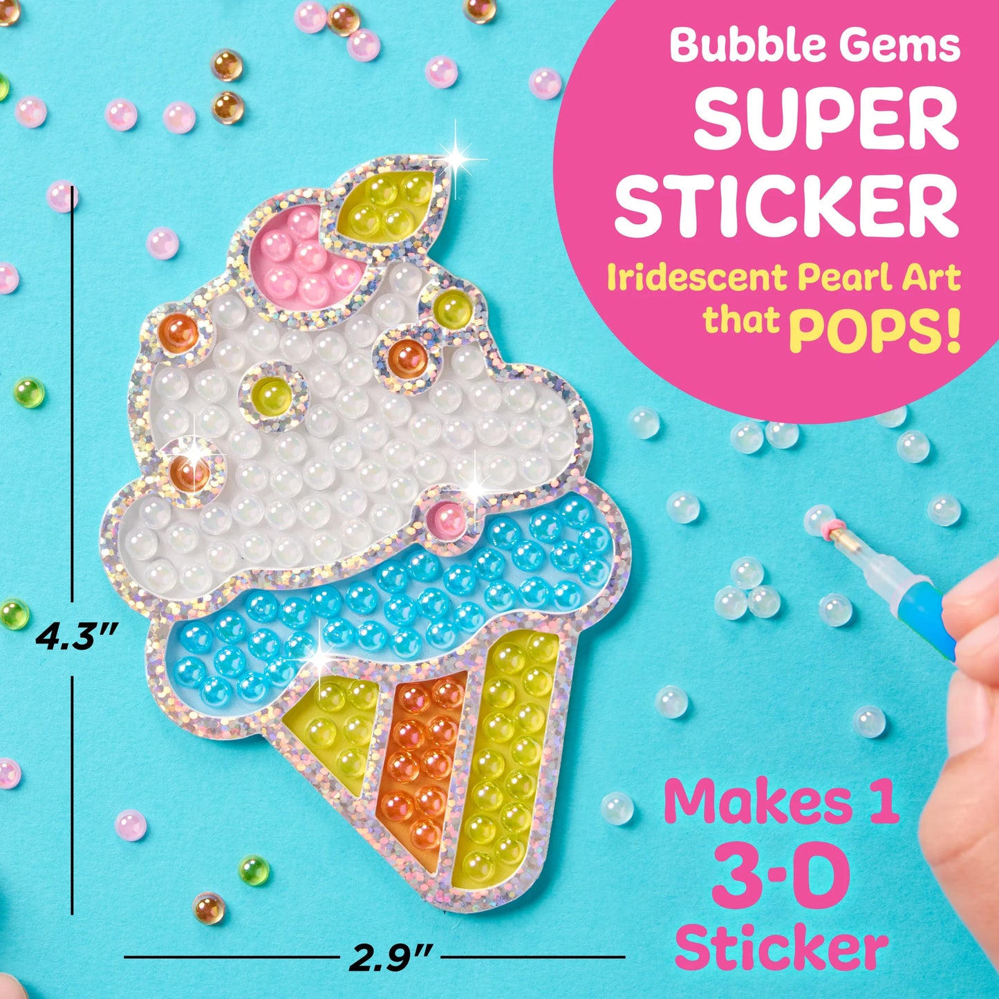 Bubble Gems Super Sticker