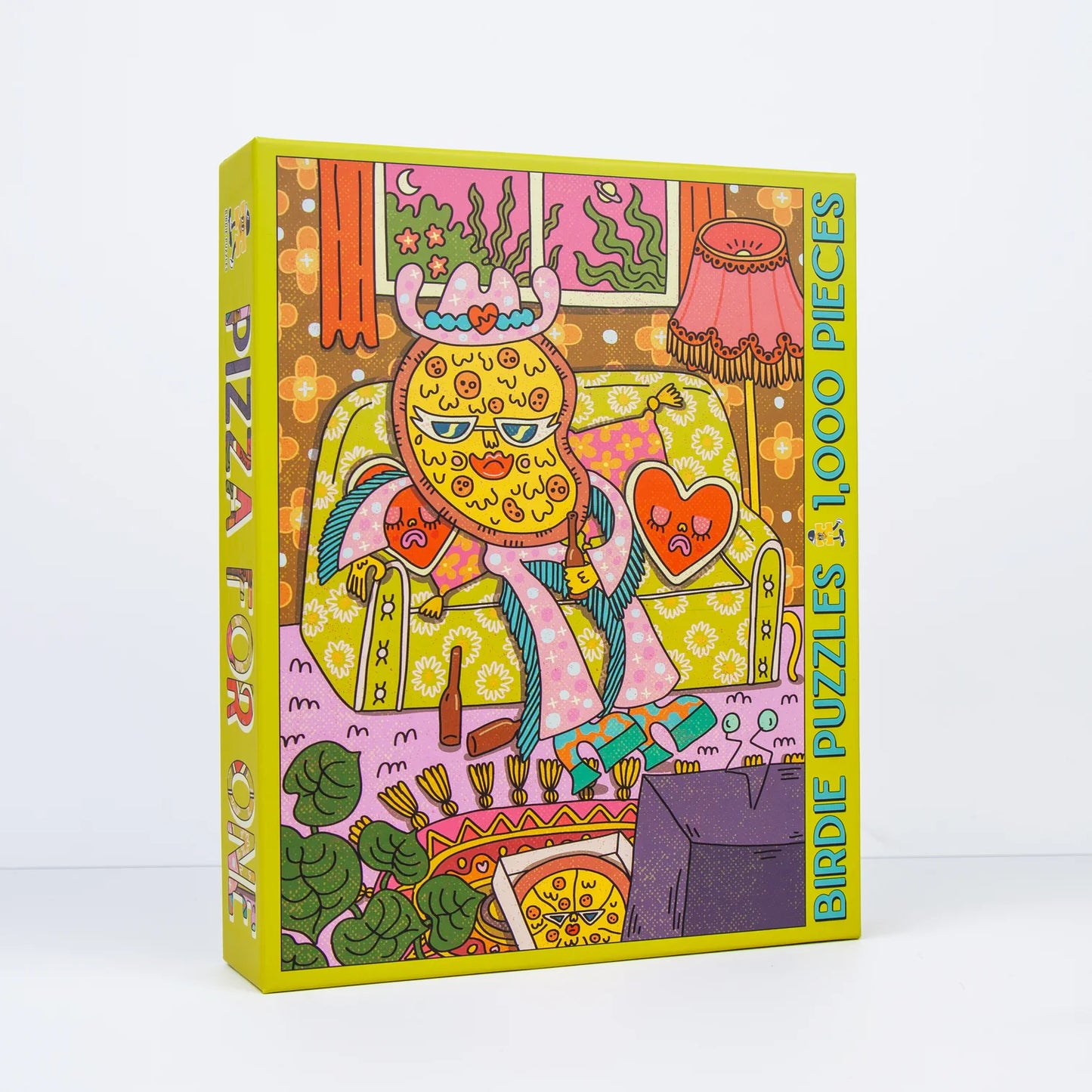 1000 pc Birdie Puzzle - Pizza For One