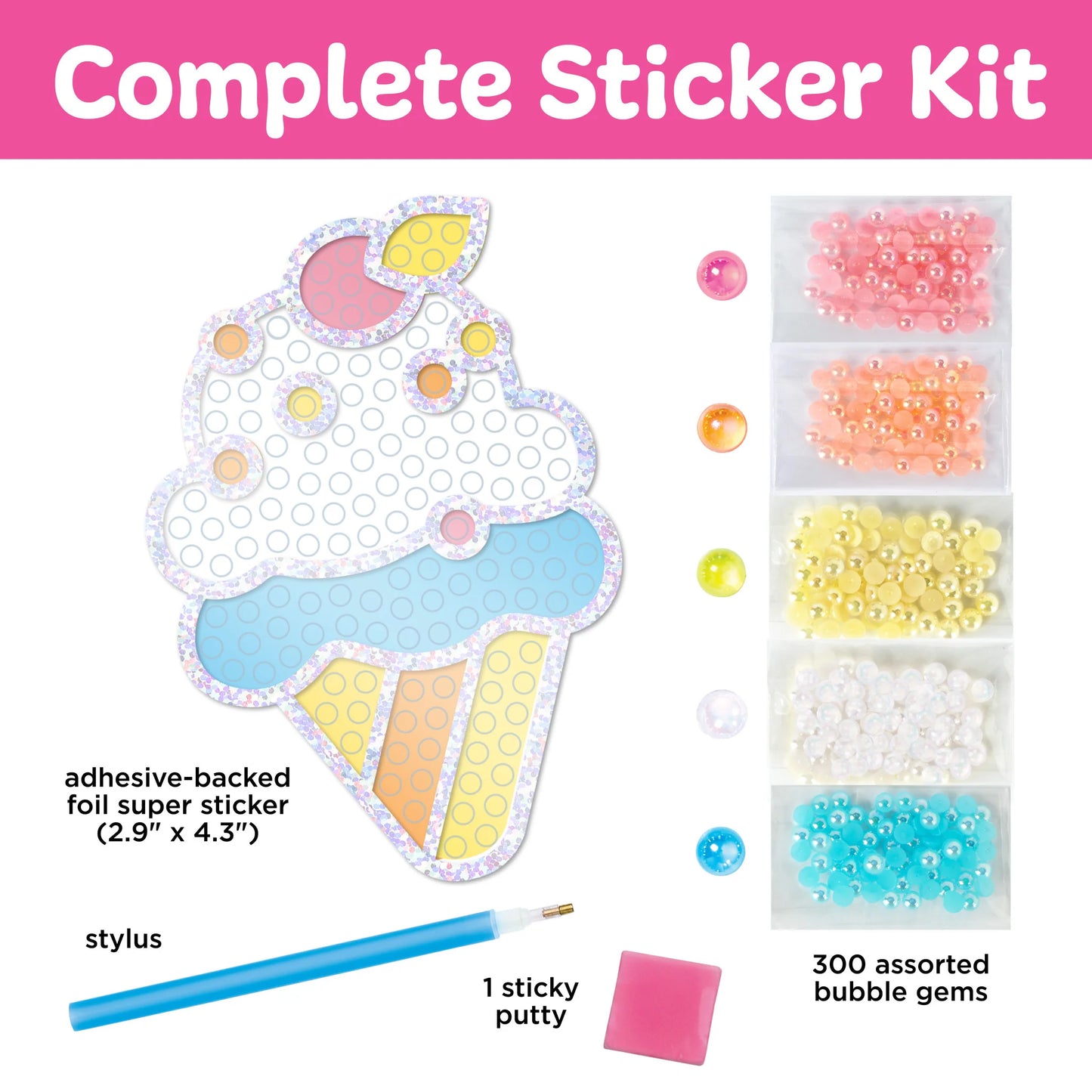 Bubble Gems Super Sticker