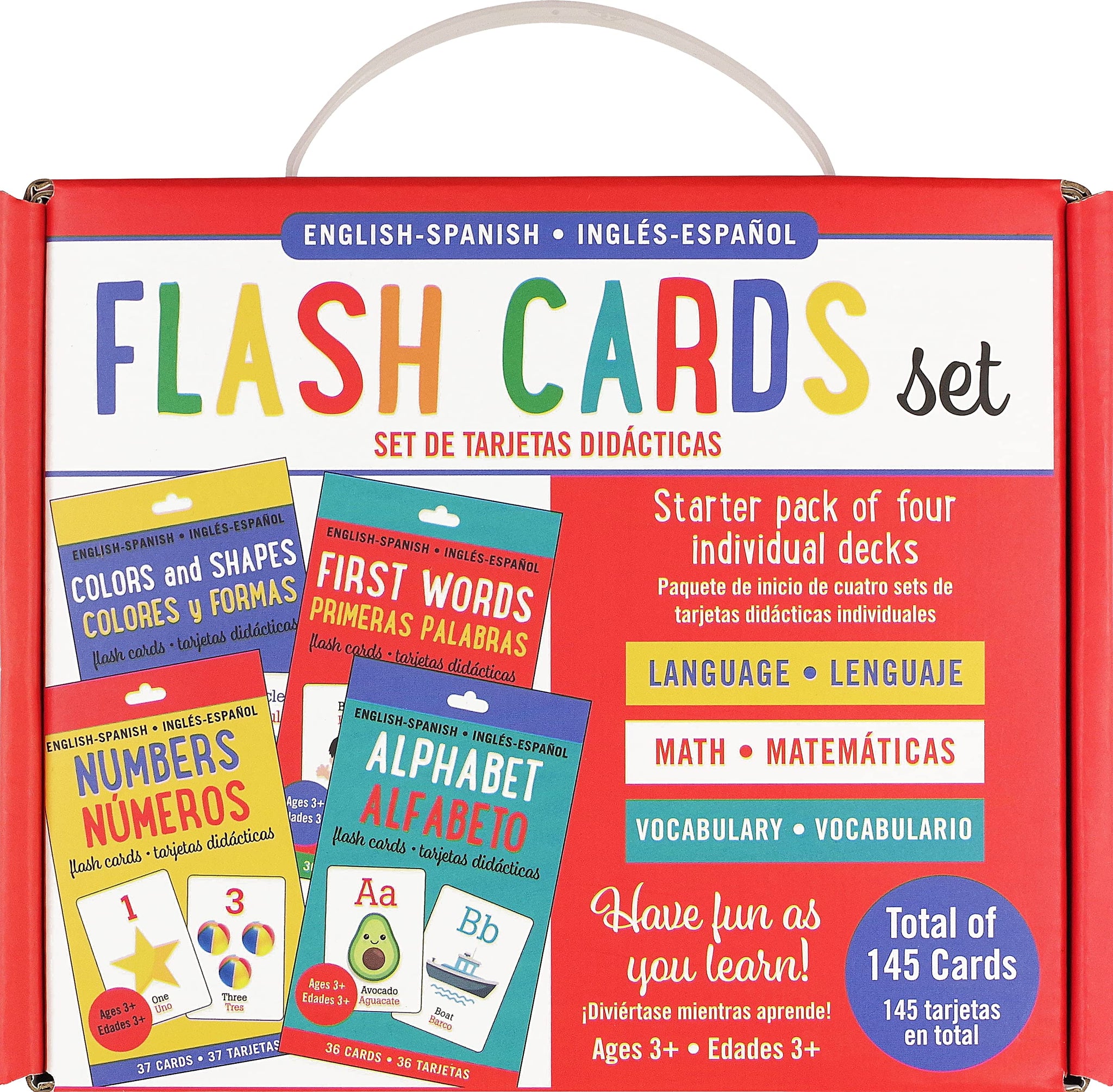 Flash Cards Set- English - Spanish