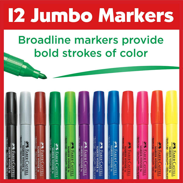 12ct Broadline Jumbo Markers