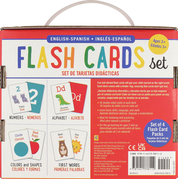 Flash Cards Set- English - Spanish